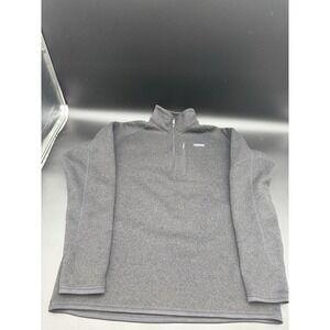 Patagonia Better Sweater Mens L Gray Fleece 1/4 Zip Long Sleeve Jacket